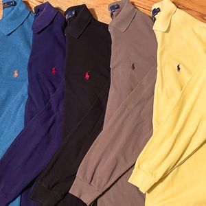Ralph Lauren Long-Sleeve Polo in Yellow Medium